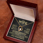 To My Wife, God Blessed The Broken Road That Led Me Straight To You Necklace.