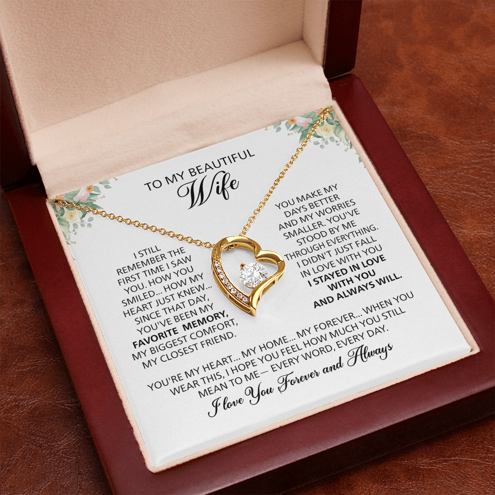 To My Beautiful Wife, I Love You Forever and Always.