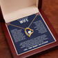To My Beautiful Wife Necklace form American Veteran.