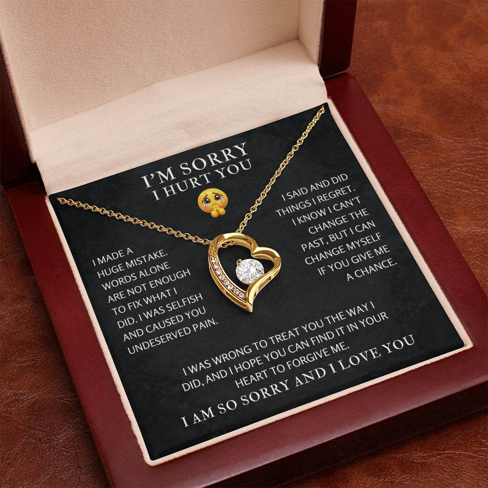 I'M SORRY FOREVER LOVE NECKLACE.