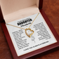 To My Beautiful Daughter Personalized Forever Love Necklace.