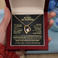 To My Baby, My Valentine Necklace.