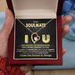 To My Soulmate, I Love You Necklace.(Almost sold out)
