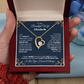 To My Beautiful Wife Personalized Name Necklace.