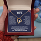 To My Beautiful Wife Necklace form American Veteran.