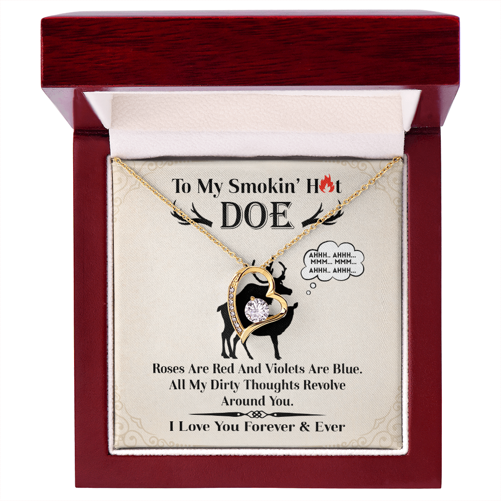 To My Smokin' Hot Doe Necklace.