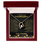 To My Beautiful Granddaughter Necklace from Grandpa.