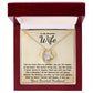 To My Beautiful Wife Forever Love Necklace.
