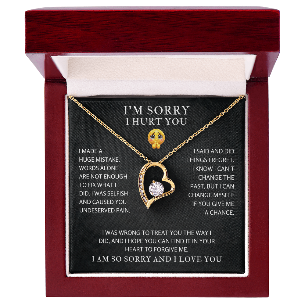 I'M SORRY FOREVER LOVE NECKLACE.