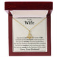 To My Wife You Are My Anchor Necklace.