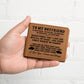 To My Boyfriend I Love You forever and always Leather Wallet.