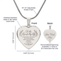 To The Love of My Life Personalized Necklace.