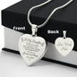 To My Daughter, I will Love you forever and always necklace.