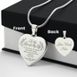 To The Love of My Life Personalized Necklace.