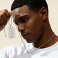 To My Son Engraved Dog Tag Necklace.