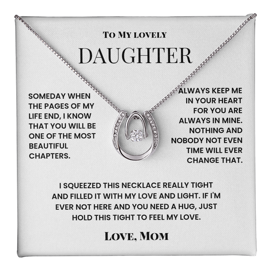 To my lovely Daughter Necklace. (Almost sold out) ⭐⭐⭐⭐⭐