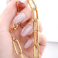 To My Soulmate, luxurious  CZ Paperclip Necklace.