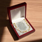To My Soulmate luxurious  CZ Paperclip Necklace.
