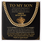 To My Son Necklace. (Limited Edition)