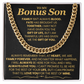 To My Bonus Son, I'll Love You For The Rest Of Mine. Bonus Son Gift.