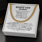 To My Bonus Son Personalized Name  Chain.
