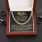 To My Son Personalized Necklace.