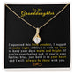 To My Granddaughter - "Always Be There With You" Alluring Beauty Necklace