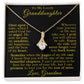 To My Lovely Granddaughter Necklace. (Almost sold out)