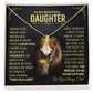 To My Beautiful Daughter Necklace. (Almost Sold Out)