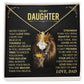 To My Daughter Necklace Gift From Dad (Almost sold out)
