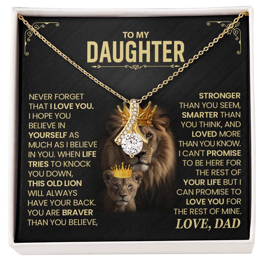 To My Daughter Necklace Gift From Dad (Almost sold out)