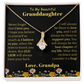 To My Beautiful Granddaughter Necklace from Grandpa.