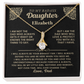 To My Badass Daughter Personalized Name Necklace.