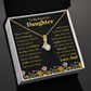 To My Beautiful Daughter Necklace from Dad.