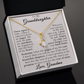 To My Granddaughter Love You For The Rest Of Mine Necklace.