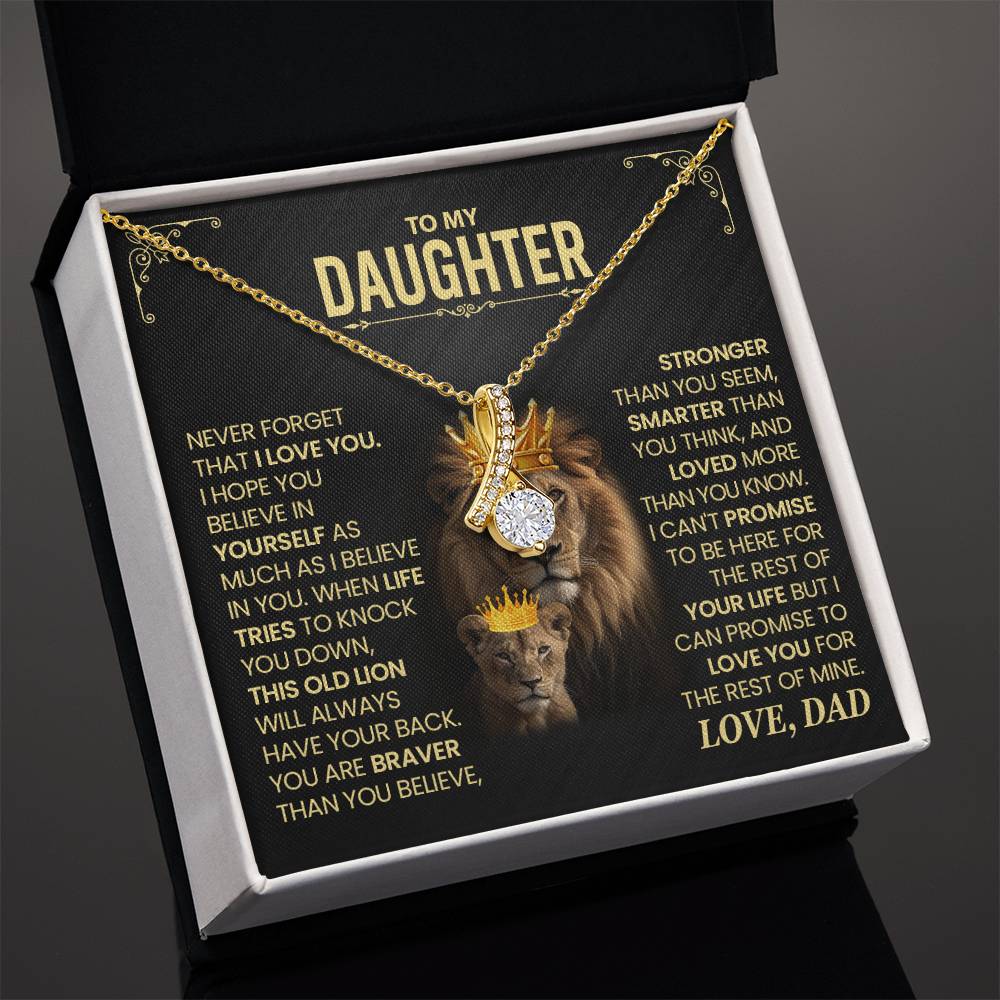 To My Daughter Necklace Gift From Dad (Almost sold out)