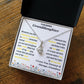 To My Badass Granddaughter, I Love you Forever & Always Necklace.