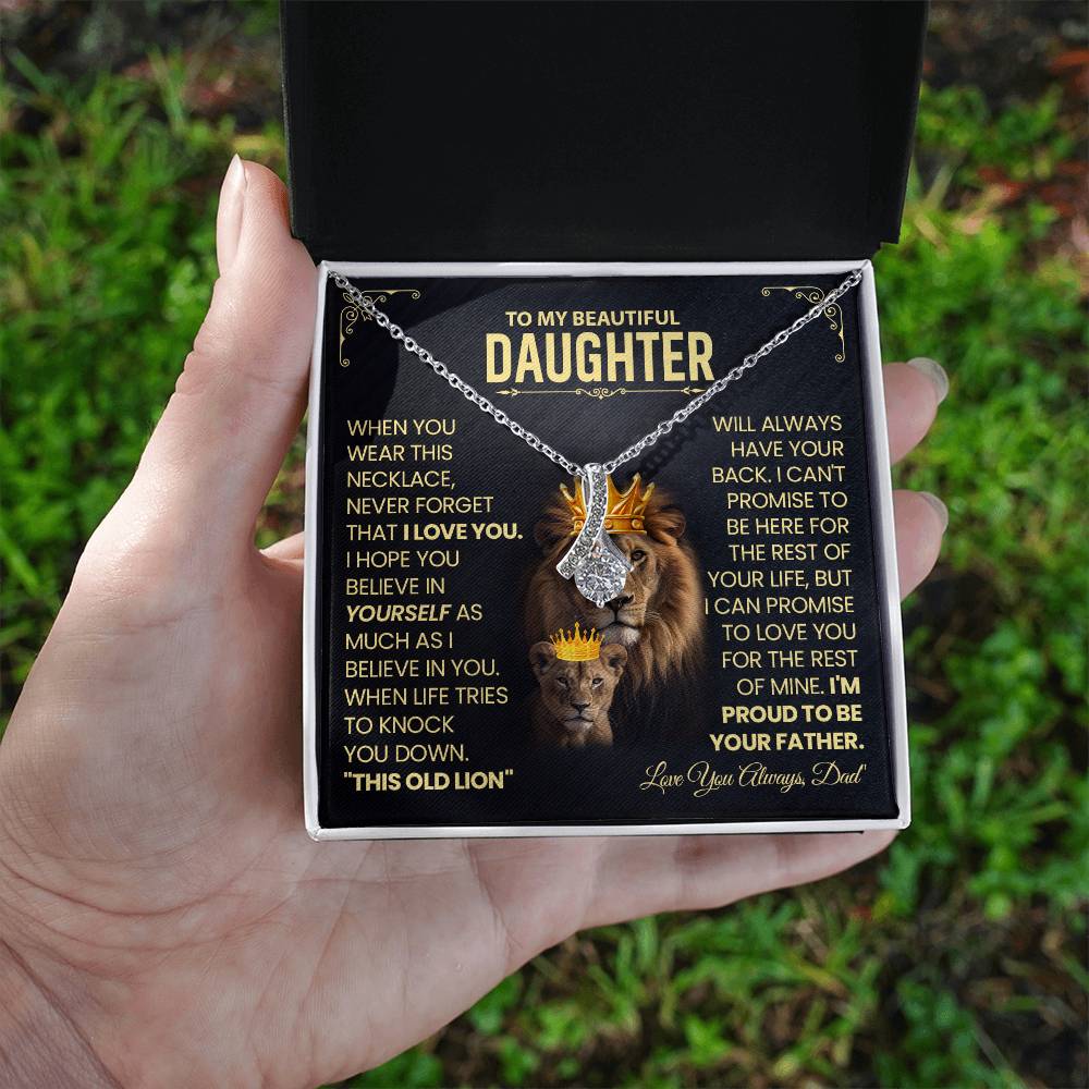 To My Beautiful Daughter Necklace. (Almost Sold Out)