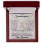 To My Granddaughter Love You For The Rest Of Mine Necklace.
