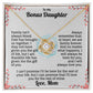 To my Bonus Daughter necklace from mom.