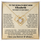 WORLD'S BEST MOM PERSONALIZED NAME NECKLACE.