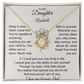 To My Daughter Personalized Name & Signature Necklace.