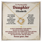 To My Beautiful Daughter Personalized Name Necklace from Dad.