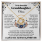 To My Granddaughter Personalized Name Necklace.