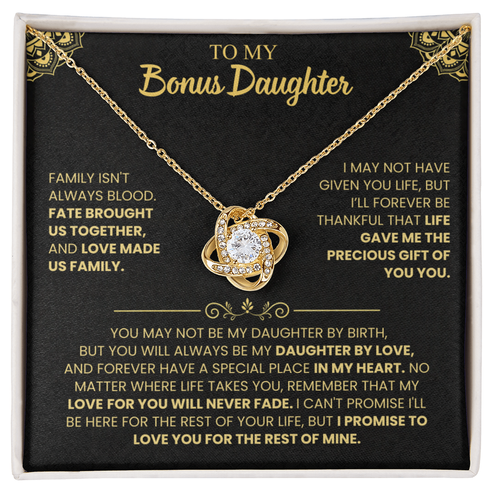 To My Bonus Daughter | I Promise To Love You For The Rest Of Mine.