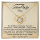 To My Beautiful Future Wife Personalized Name & Signature Necklace.