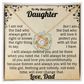 To My Beautiful Daughter Necklace. (Almost sold out)