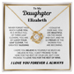 To My Daughter, I Love Your Forever & Always Personalized Necklace.