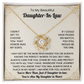 To My Beautiful Daugher-In-Law Necklace.