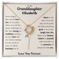 To My Granddaughter Personalized Name Necklace.